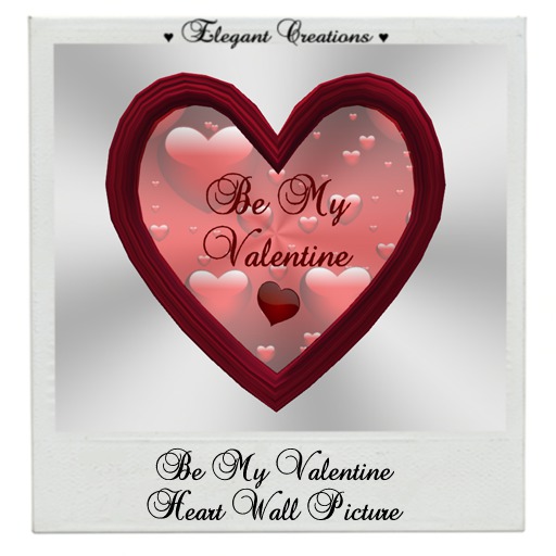 Heart Wall Frame Be My Valentine