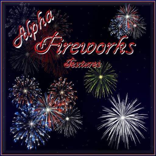 ALPHA FIREWORKS TEXTURES