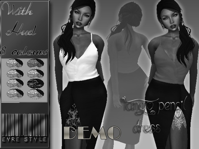 **ES** Tango pencil dress DEMO
