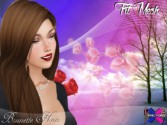 XF - Long Hair Brunette