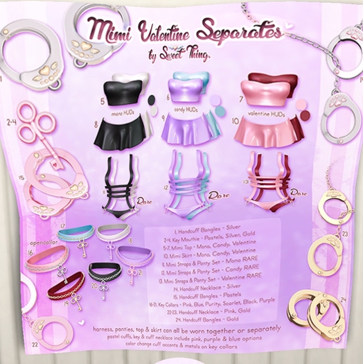 Sweet Thing. Key Mouthie - Pastels