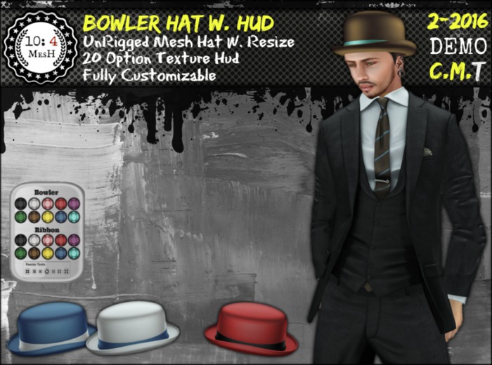*10: 4 ~ MesH ~ Bowler Hat ~ DEMO (BAG)
