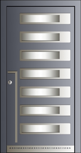 Carpe Diem linkable and lockable sliding Door Mod.22 with access control 