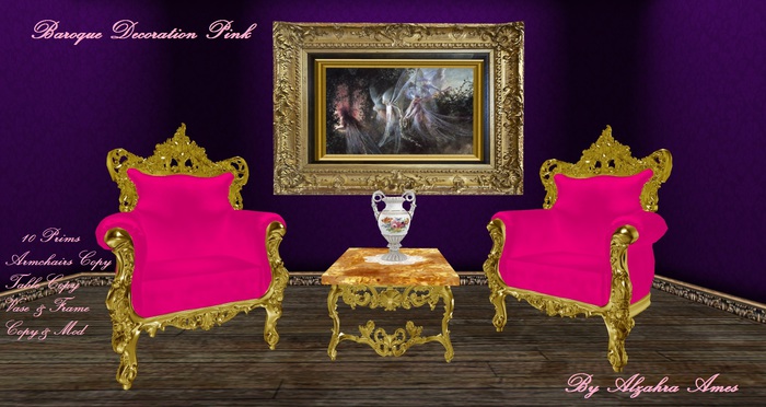 Baroque Decoration Pink