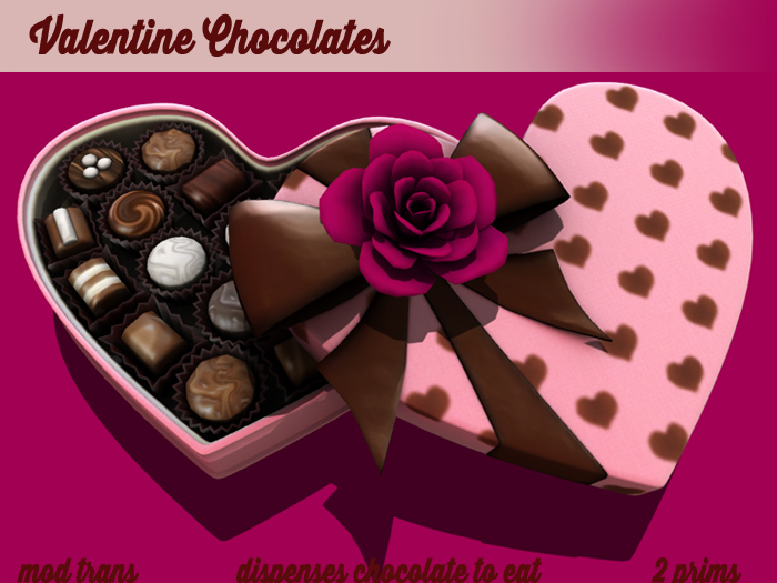 Valentine Box of Chocolates PB- click for chocolate (mod/trans)