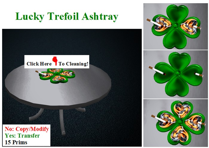 Lucky Trefoil Ashtray Boxed