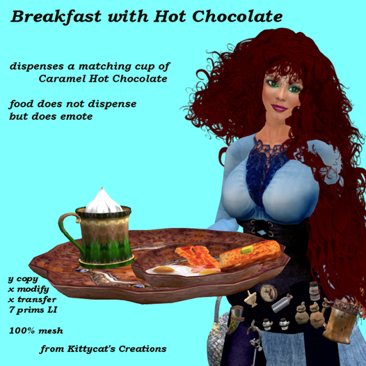 Breakfast Hot Chocolate Tray box
