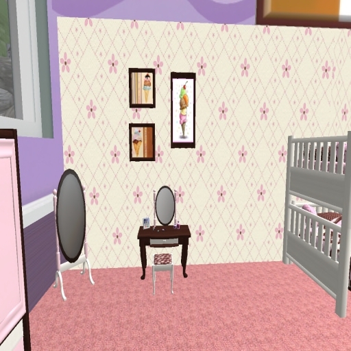 S&B Neapolitan Girls Bedroom Complete Set