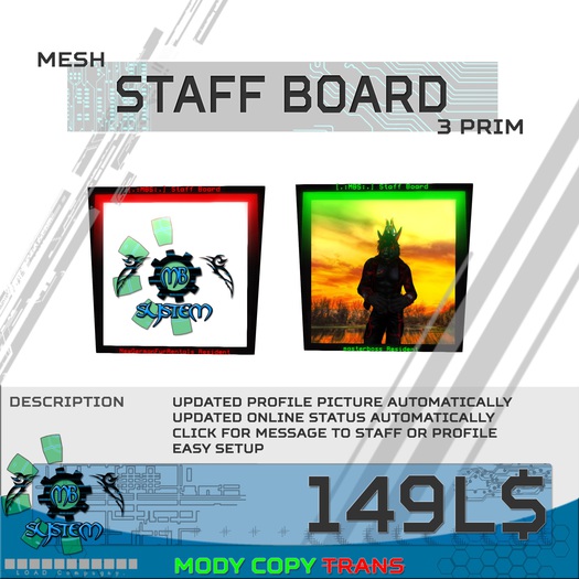 [.:MBS:.] Staff Board *BOX