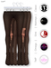 Vendor nylon tights black dotted
