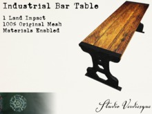 {sV} Industrial Bar Table