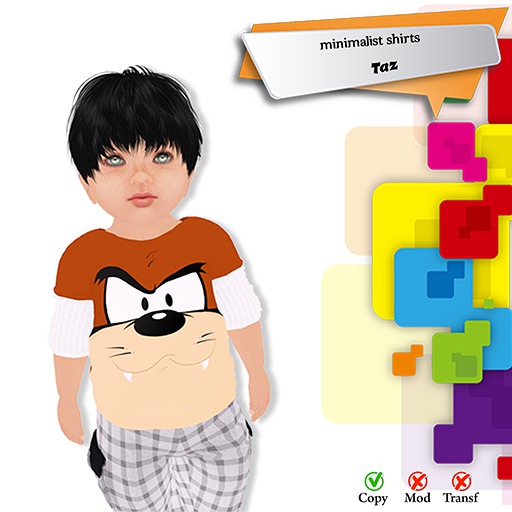#Little Store# Shirt Taz TOTSIPOP INFANT