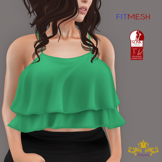 { M.S} Camilla Top Green