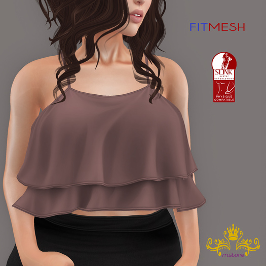 { M.S} Camilla Top light brown