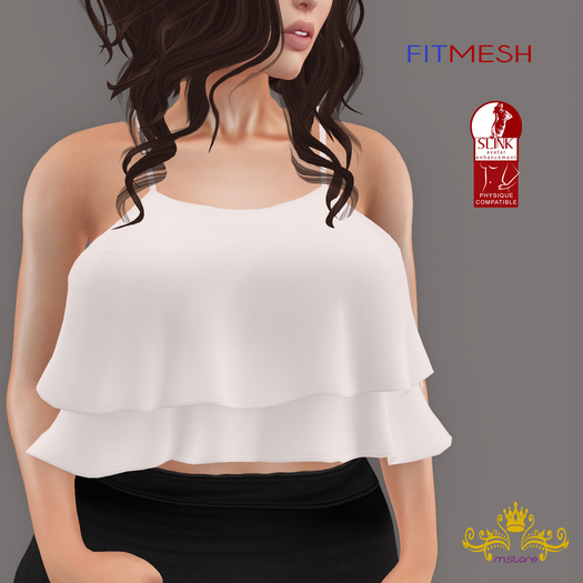 { M.S} Camilla Top White