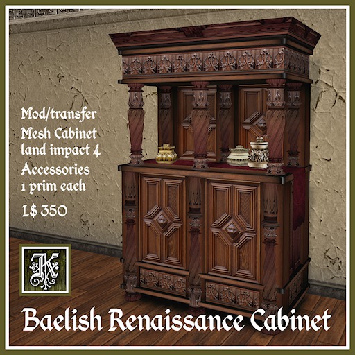 *Kismet* Baelish Renaissance Cabinet