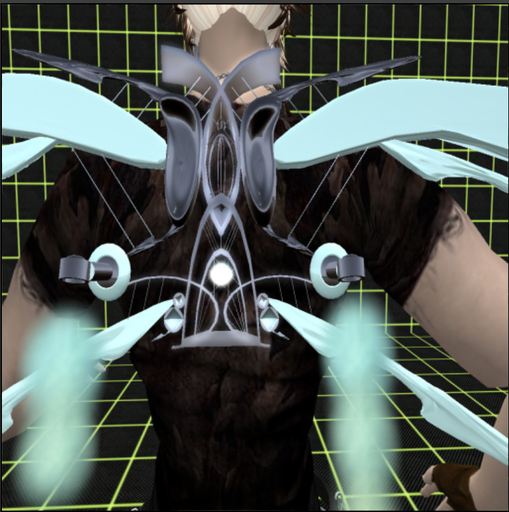 [T2K] Raptor Wings  ( Cyber / Gothic style )