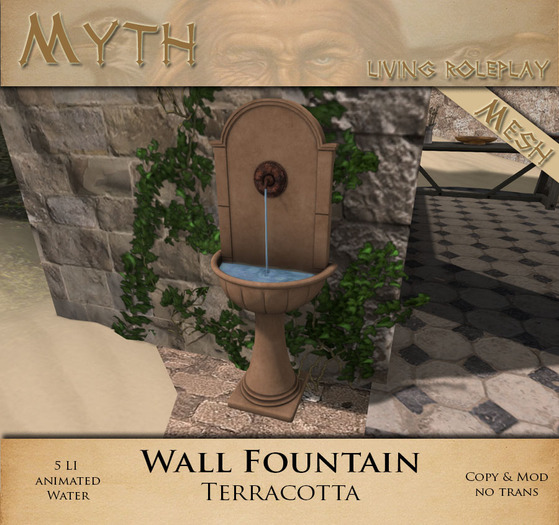 Myth - Fountain Terracotta
