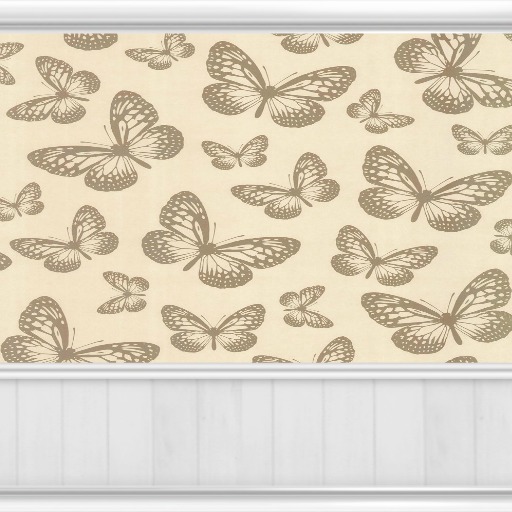 Beige Butterfly Panels