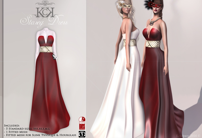 :::KC::: Stasey Dress Red