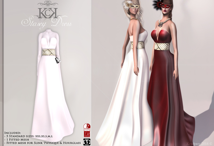 :::KC::: Stasey Dress Ivory