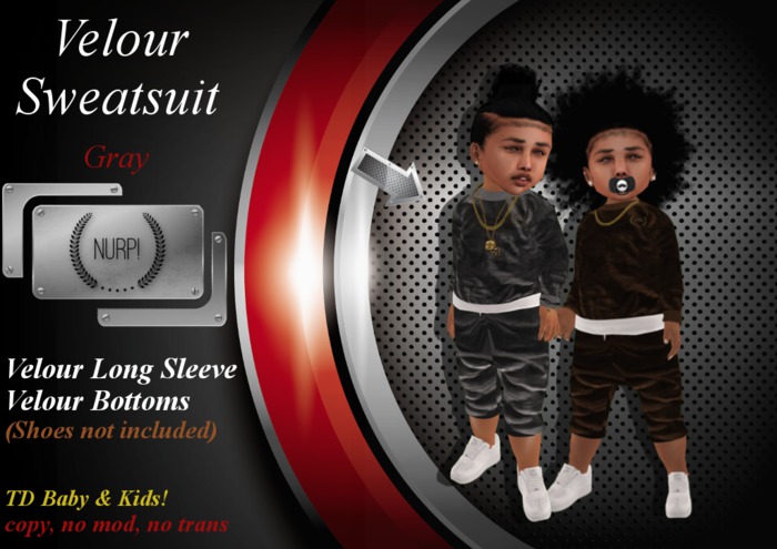 :o nurp! Suede Sweat Suit - Gray