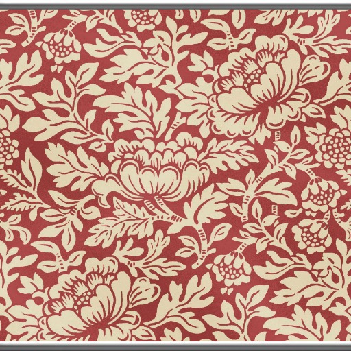 Red Flower Print Skirting