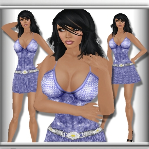Daisy Blue Flexi Dress