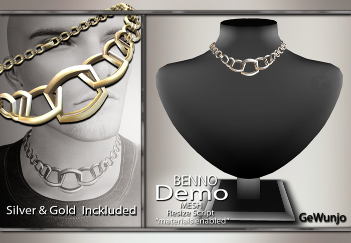 GeWunjo : BENNO male necklace DEMO