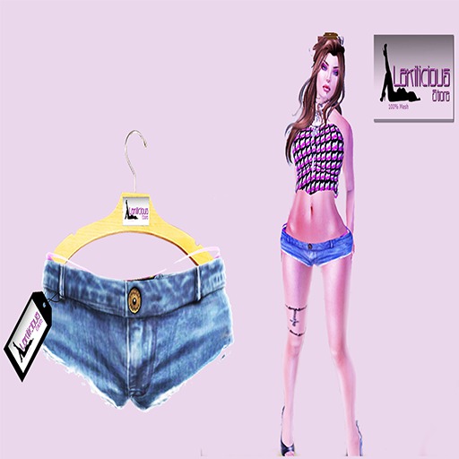 :.Lekilicious shapes .:short jeans  mine (BOXED)