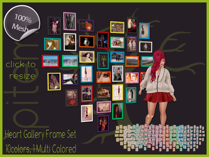 ~i~ Heart Gallery Frame Set (Add Me)