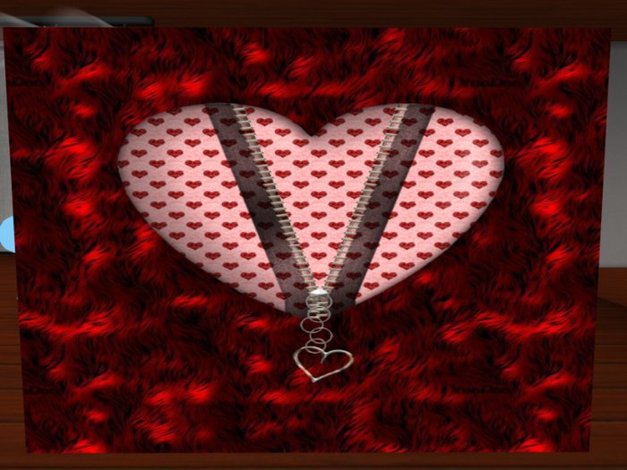 Unziped Furry Heart