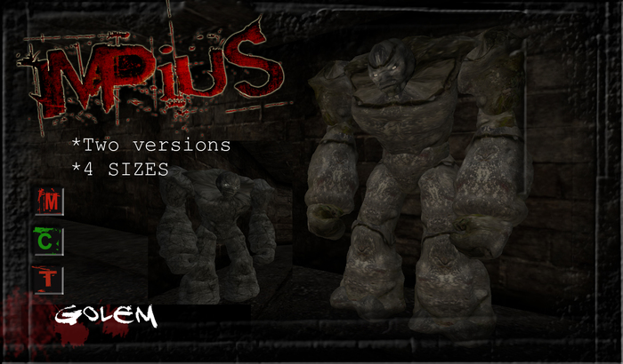 [IMPIUS designs] Golem Sculpture