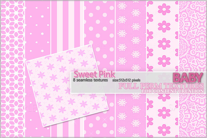 :*BC*: TEXTURES Sweet Pink FULL PERMS