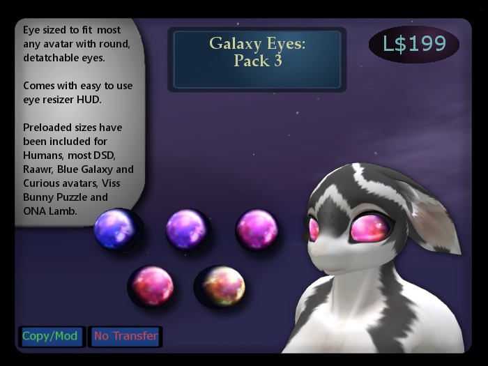 Galaxy Eyes, Pack 3