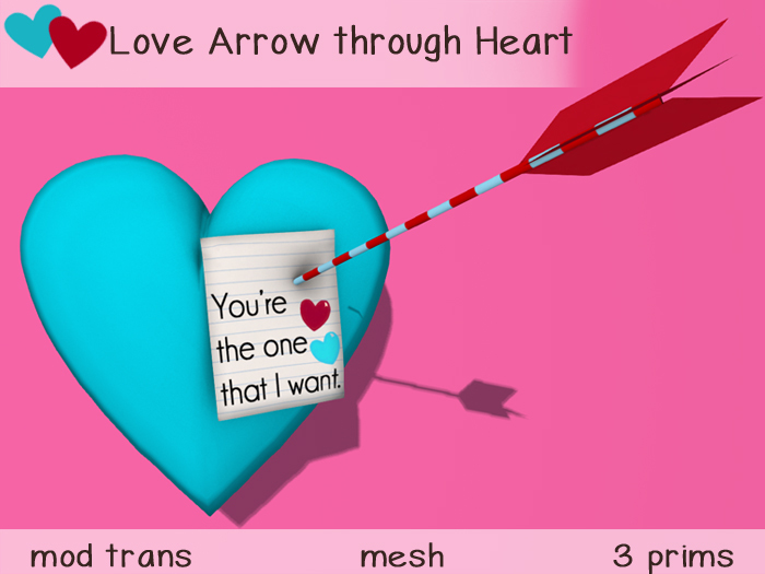 Valentine Arrow Note -you're the one (mod/trans)