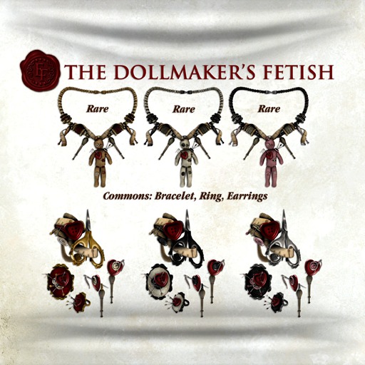 EF: Dollmaker's Fetish Earrings - Sterling [BOX]