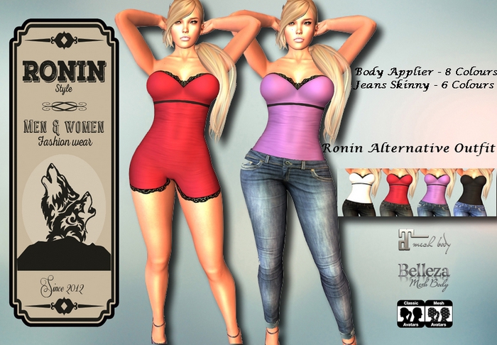 Ronin Alternative Outfit- Jeans & Body
