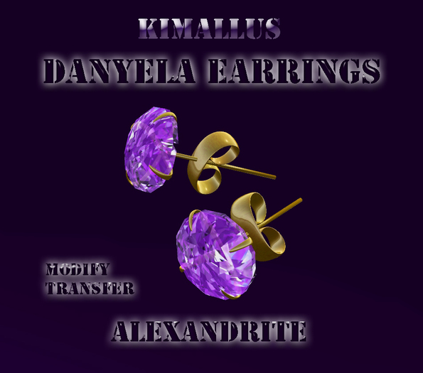 Danyela Earrings Alexandrite