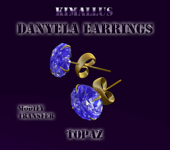 Danyela Earrings Topaz