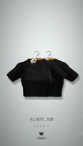 -Pixicat- Flirty Top (Black)