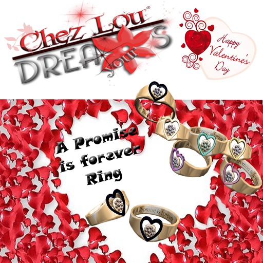 *Chez Lou * A Promise is forever Ring "Sepia Black"[Wear Me]
