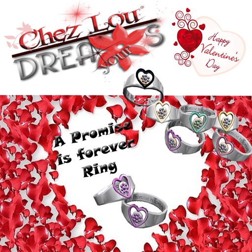 *Chez Lou *A Promise is forever Ring "Argent Mauve" [Wear Me]
