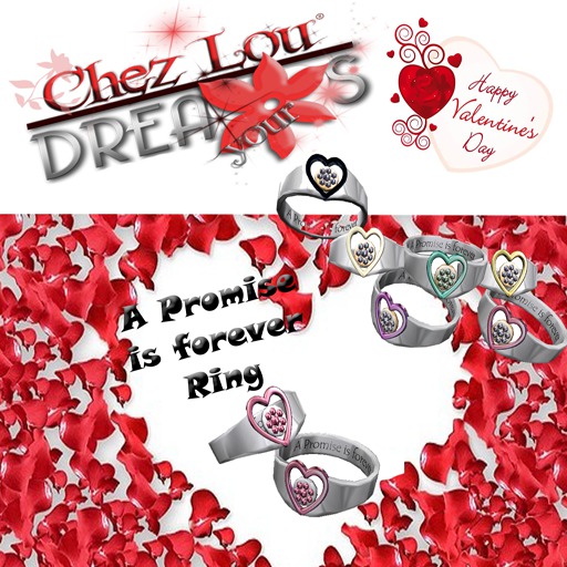*Chez Lou *A Promise is forever Ring "Argent Rose" [Wear Me]