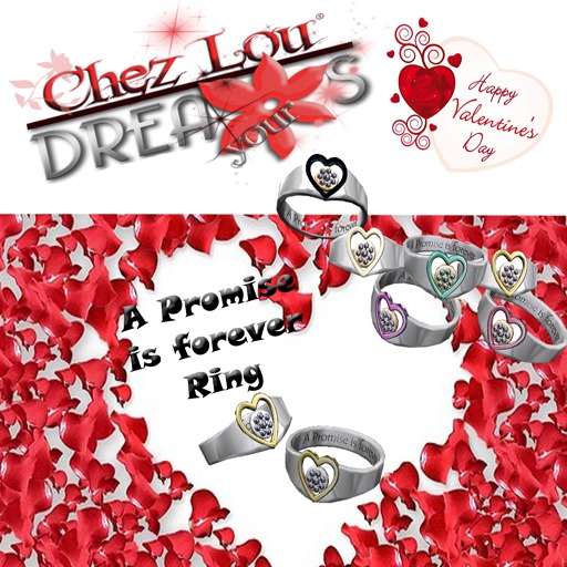 *Chez Lou * A Promise is forever Ring "Argent Or" [ Wear Me]