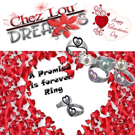*Chez Lou *A Promise is forever Ring "Argent Black" [Wear Me]
