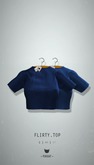 -Pixicat- Flirty Top (Blue)