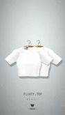 -Pixicat- Flirty Top (White)