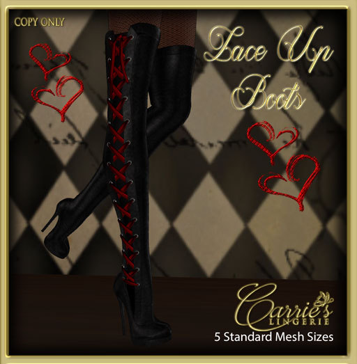CB~Lace Up Boots - DEMO (BOX)