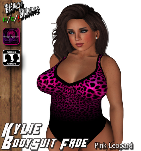 BB. Kylie BodySuit Fade (Purple Leopard)